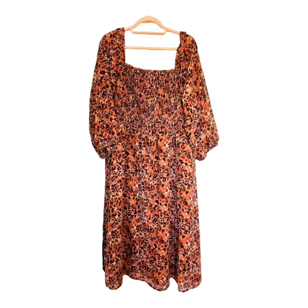 Beachlunch Lounge Leopard Print Dress sz XXL
